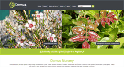Desktop Screenshot of domusnursery.com.au