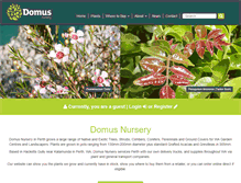 Tablet Screenshot of domusnursery.com.au